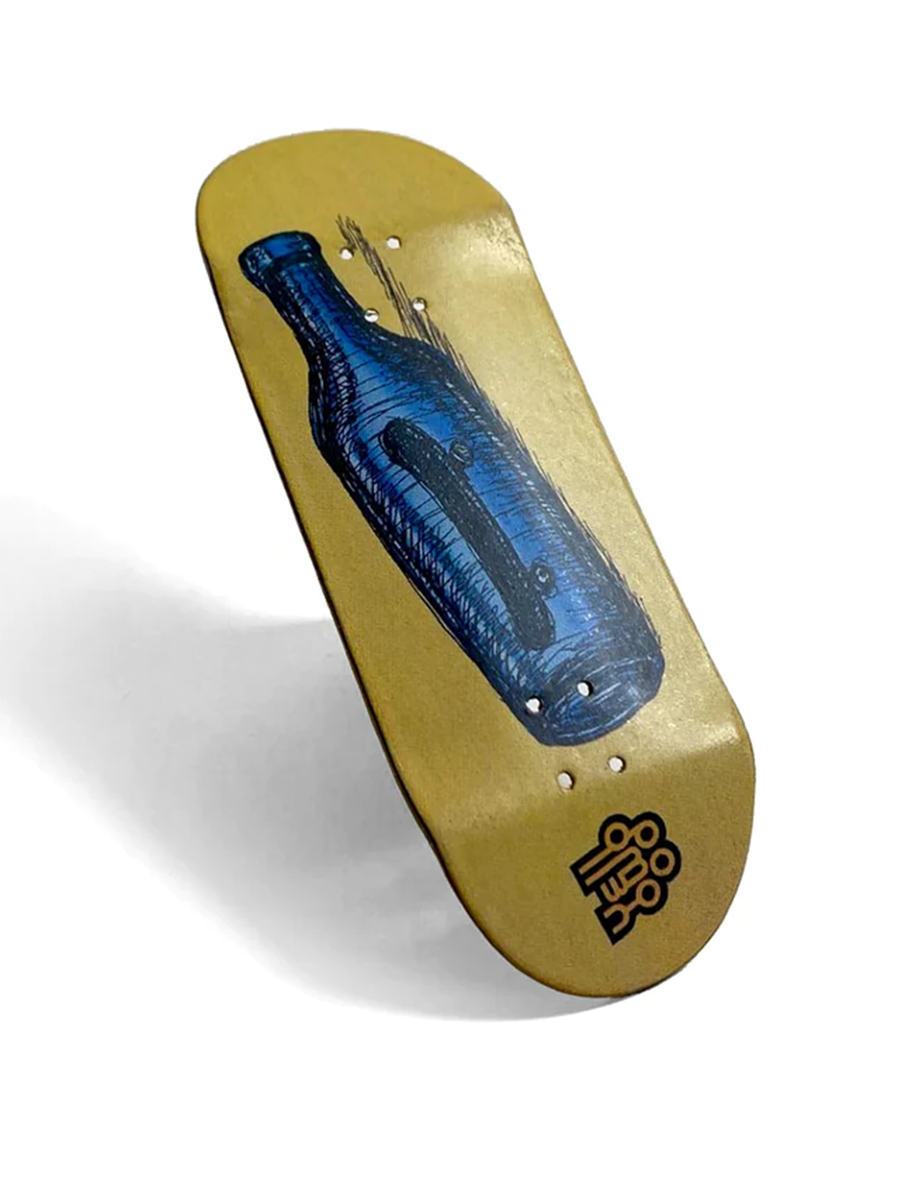 Yellowood Fingerboard Deck - Sk8 Bottle