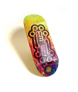 Yellowood Fingerboard Deck - Logo Swirl