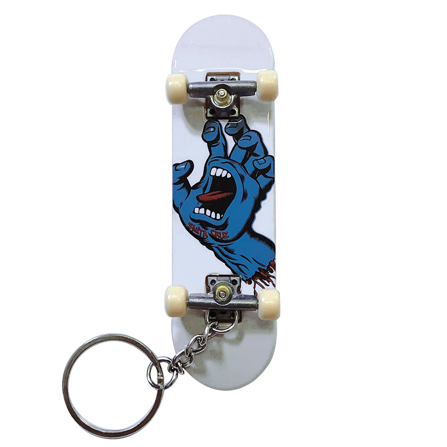 Santa Cruz Fingerboard Keychain - Screaming Hand