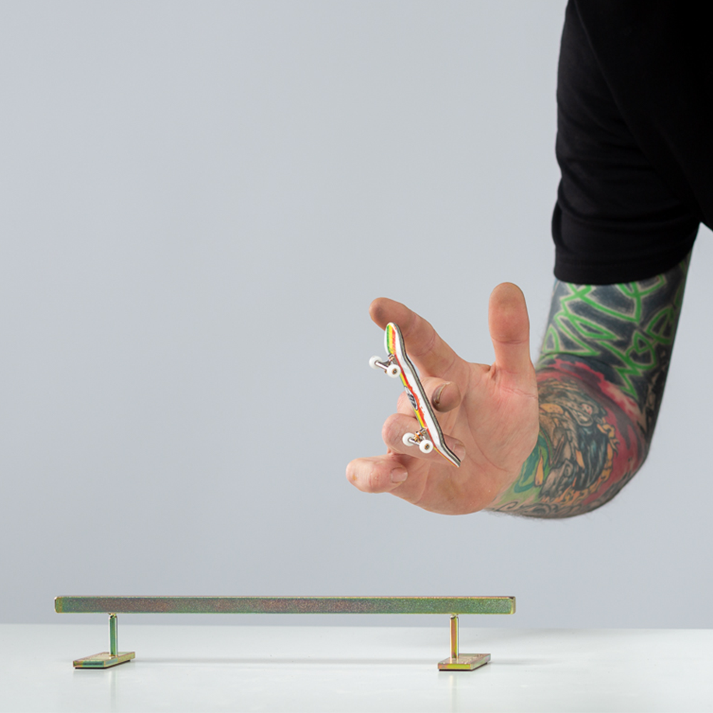 Fingerboard Raisable Rails Blackriver Fingerboard Rail - Ironrail Low Square – The Vault Fingerboards