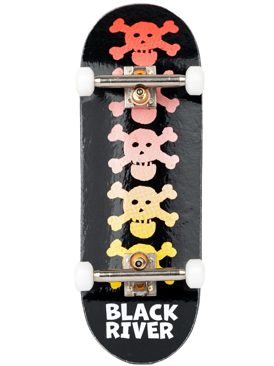 Blackriver Fingerboard Complete - RiverLabel Skulls