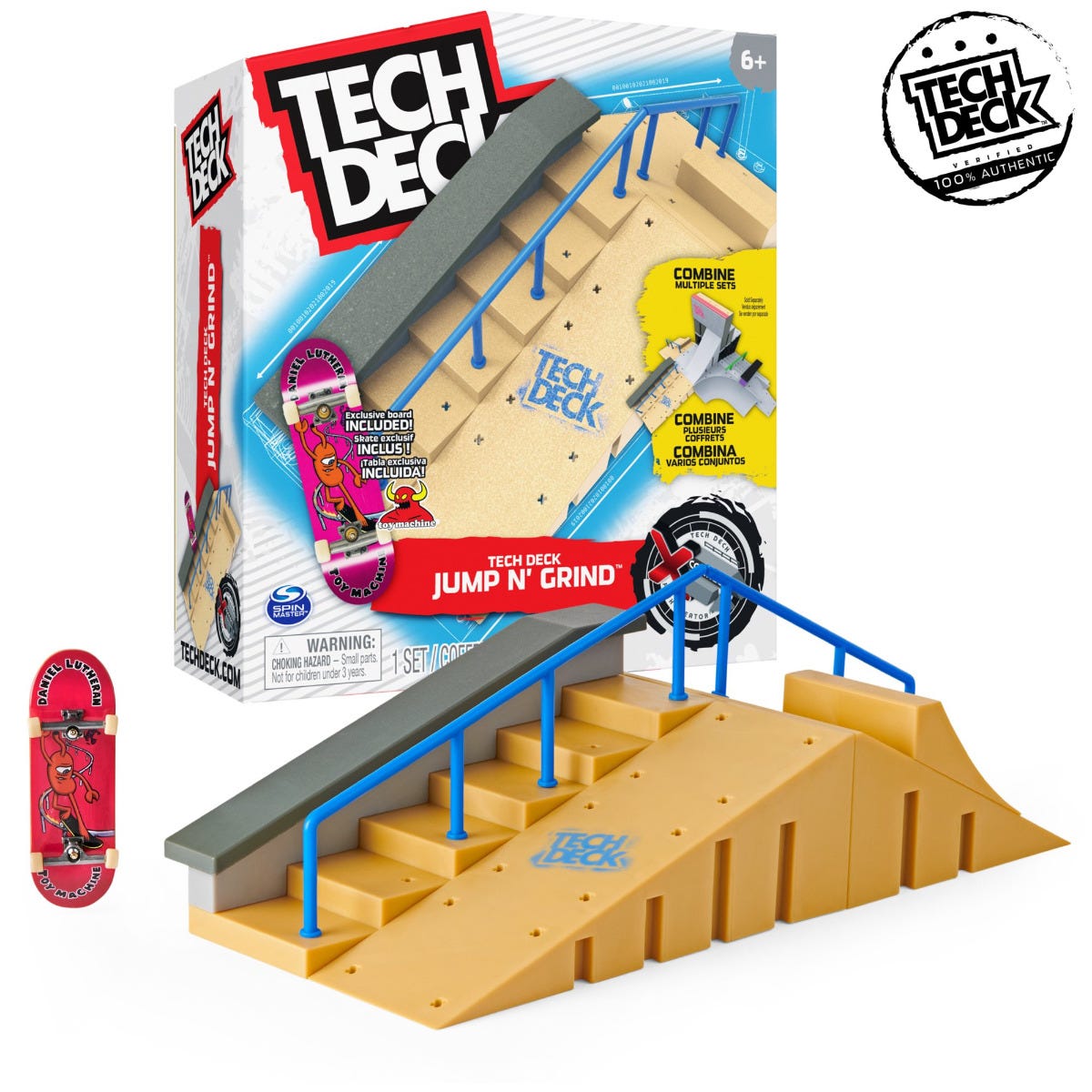 Deck Wooden Tech Deck Ramps And Rails Tech Deck Jump N' Grind X