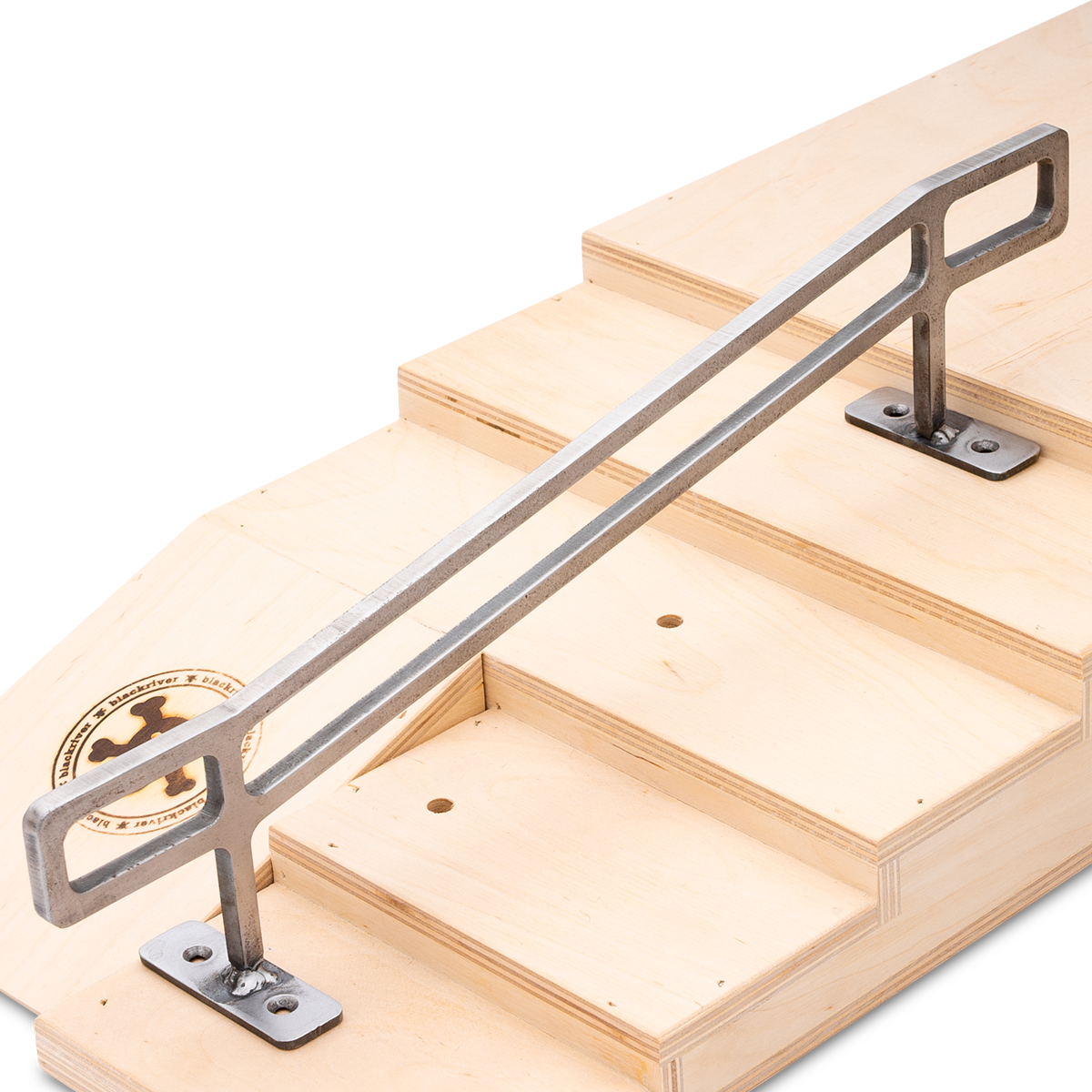 Fingerboard Raisable Rails Grind Right Fingerboard Rail - Square 5 Stair Kink Rail – The Vault ...