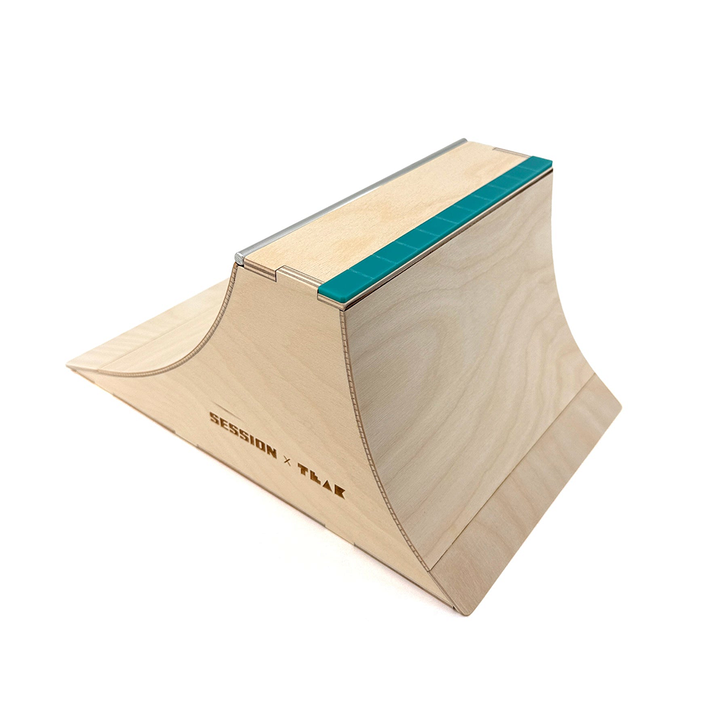Fingerboard Ramp Sticker Teak Tuning Fingerboard Ramp - The Wall XL w/ Acrylic Coping – The ...