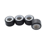 FlatFace Fingerboard Dual Bearing Dual Durometer V1 Wheels - White/Black