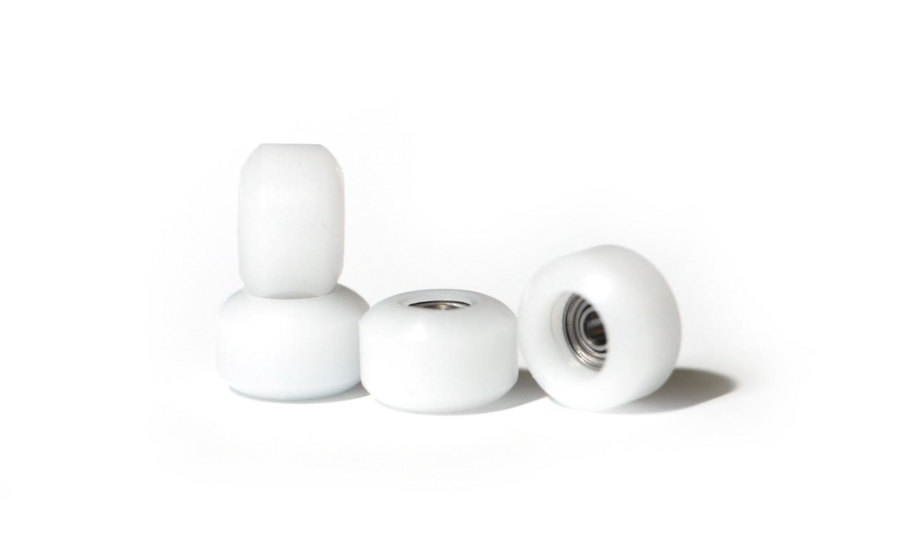 FlatFace Fingerboard Street Wheels - White