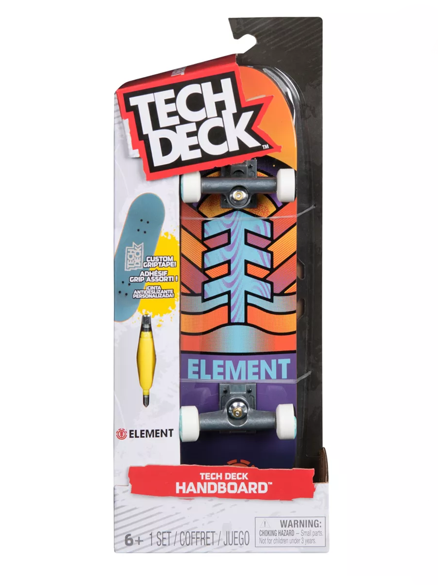 Handboard Top View Tech Deck Handboard Complete - Element Adonis – The Vault Fingerboards