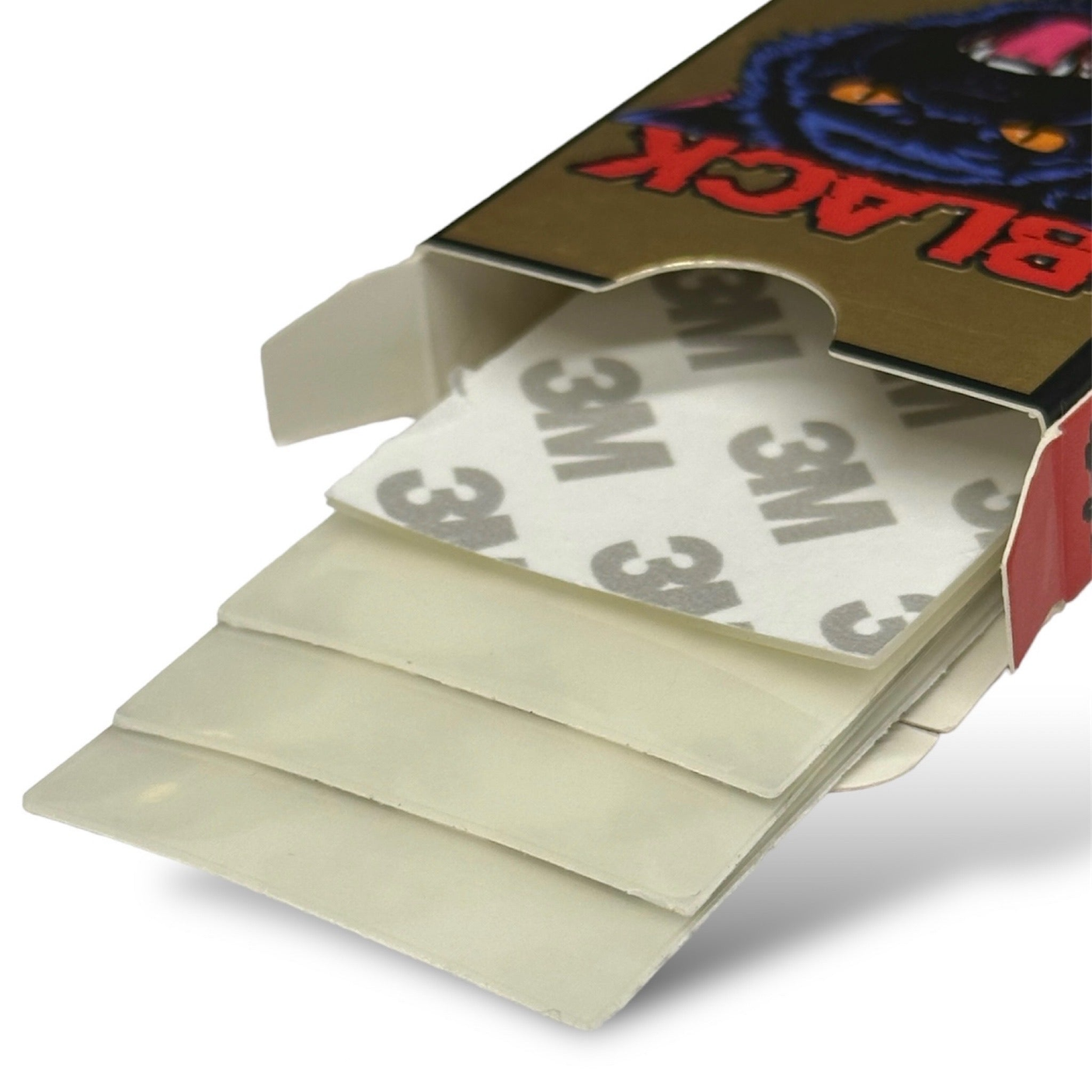 Black Cat Grip Co. Foggy Fingerboard Rubber Tape - 4 Pack