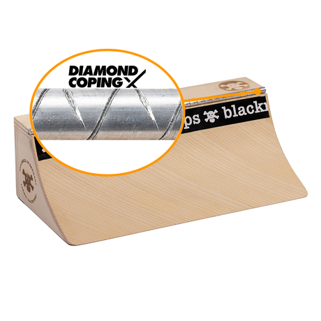 Blackriver Finberboard Ramp - Pocket Quarter XL w/ Diamond Coping