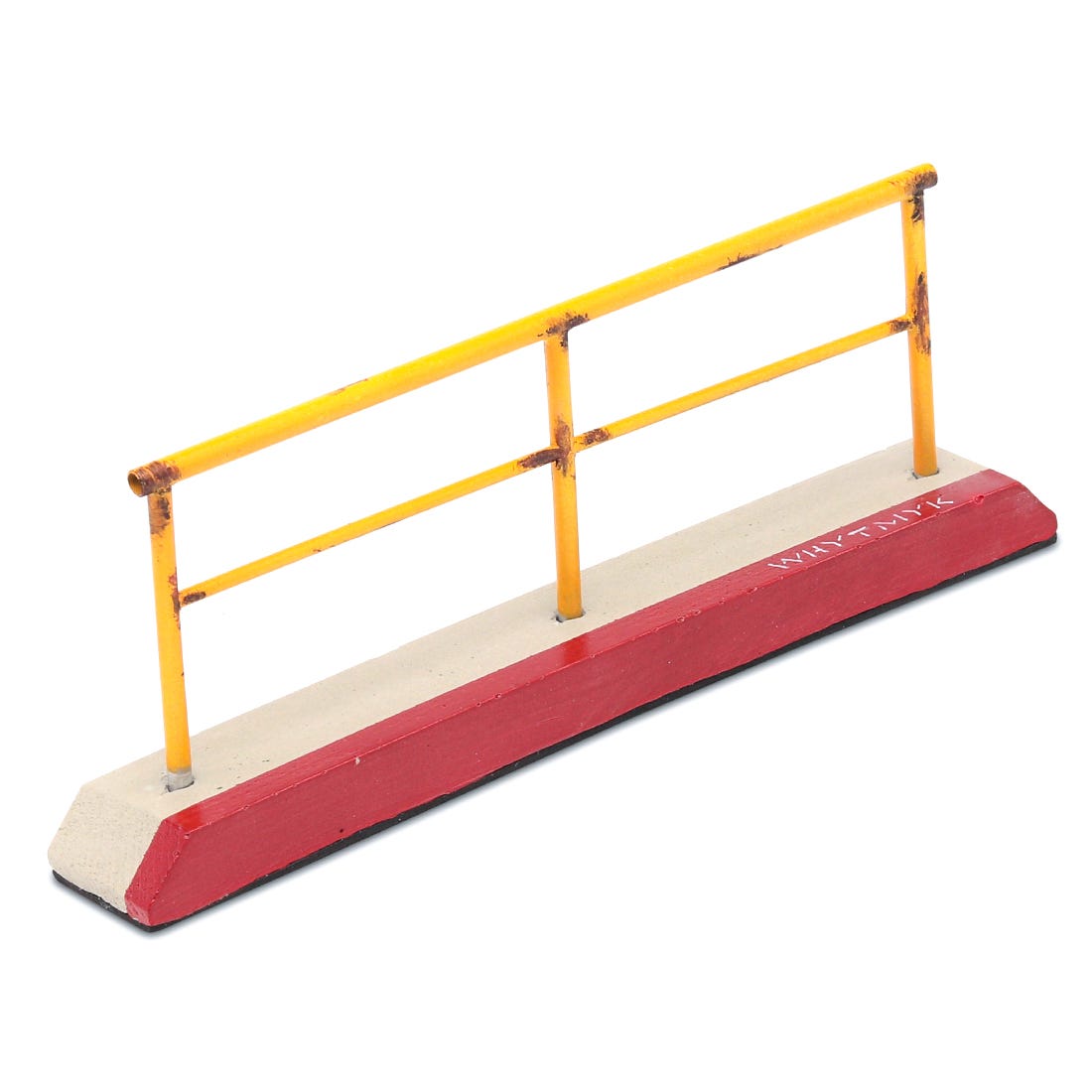 WhytMykConcrete Fingerboard Ramp - Handrail with Base