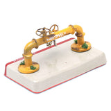 WhytMykConcrete Fingerboard Ramp - Pressure Valve Pipes