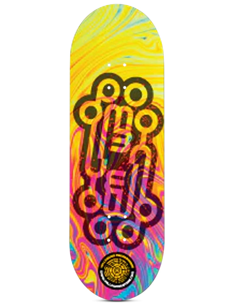 Yellowood Fingerboard Deck - Logo Swirl