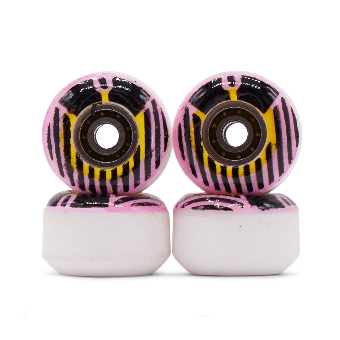 Yellowood Y3 Fingerboard Wheels - Graphic Pink